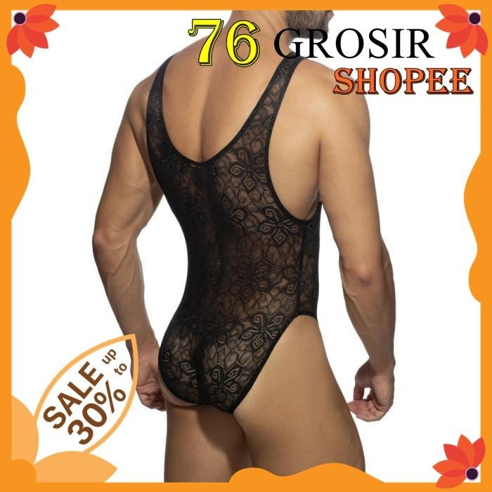 BODYSUIT PRIA SEMI TRANSPARENT KUALITAS PRODUK TERBAIK
