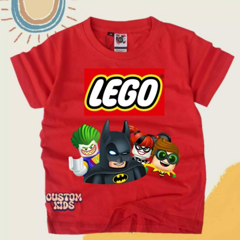 baju atasan kaos anak LEGO laki laki perempuan
