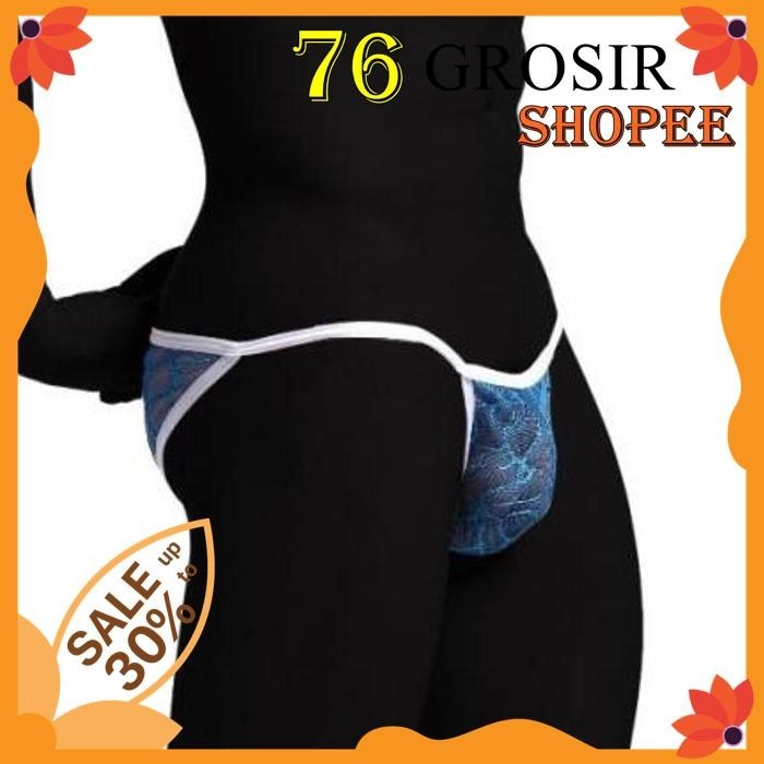 BRIEF PRIA BAHAN LACE. CELANA DALAM SEMPAK UNDERWEAR KUALITAS TERBAIK