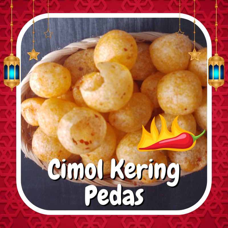 

Cimol Kering Pedas 93 gram