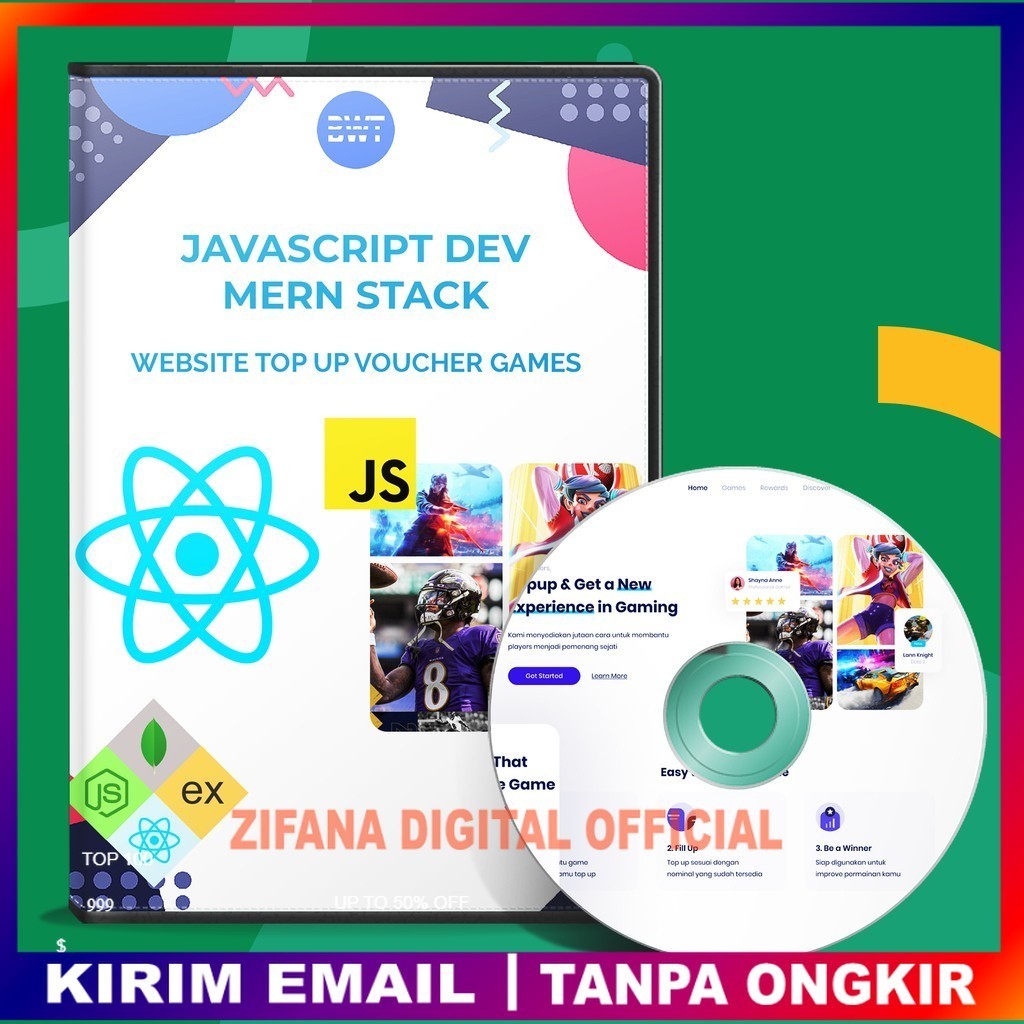 Ecourse Javascript Mern Bwt Website Top Up Voucher Games