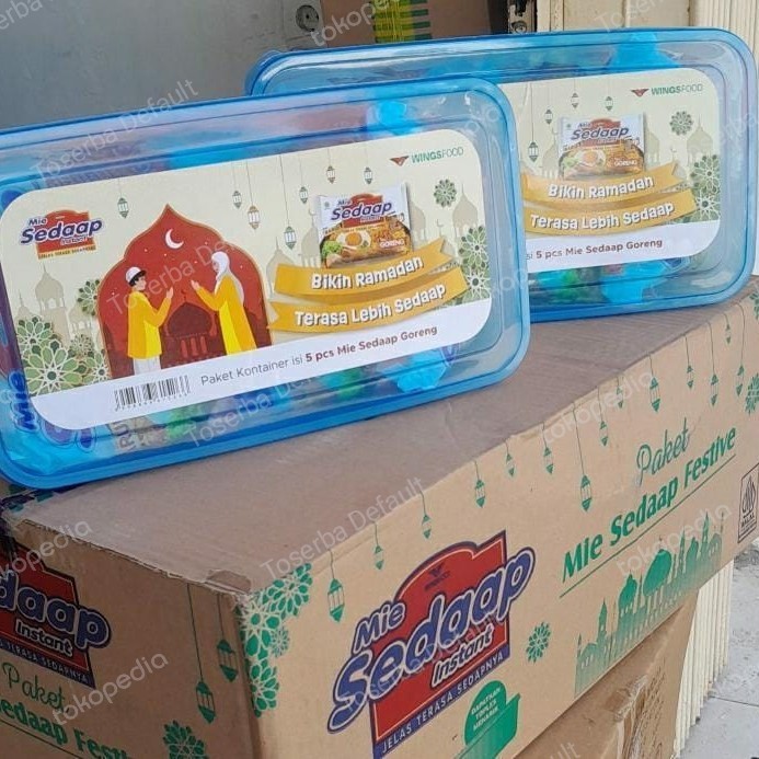 

_^_^_^] [1 KARTON = 6 Box @5 bungkus] Paket Mie Sedaap Goreng Festive Box