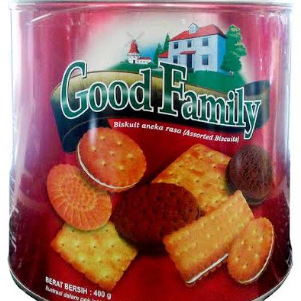 

^^^^^] [400 Gram] Good Family Biscuit Assorted Kemasan Kaleng Kue Lebaran