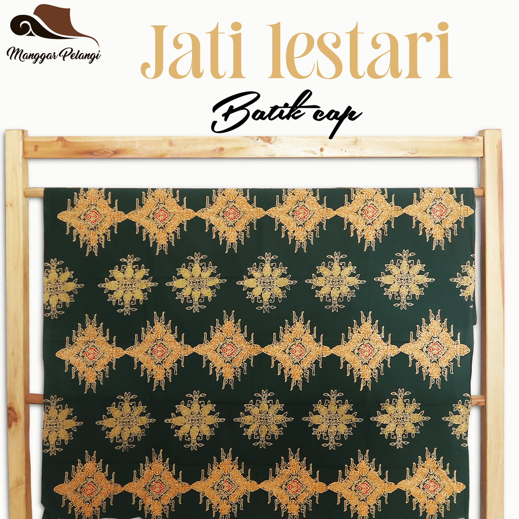 KAIN BATIK MOTIF JATI LESTARI PREMIUM Meteran /Katun/Primis/Prima