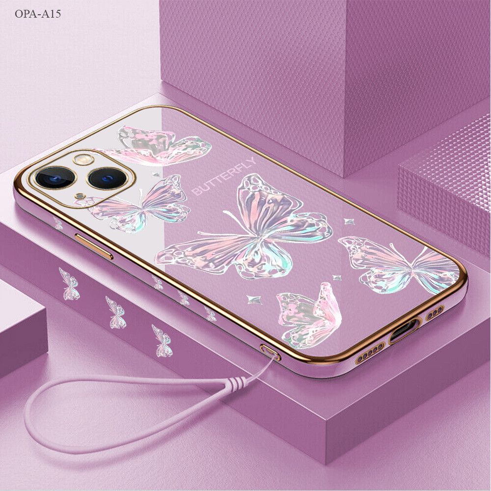 Casing Hp Untuk Compitable With OPPO A15 A15S A16 A16S A16K A16E A17 A17K A18 A38 A58 A78 5G Softcas