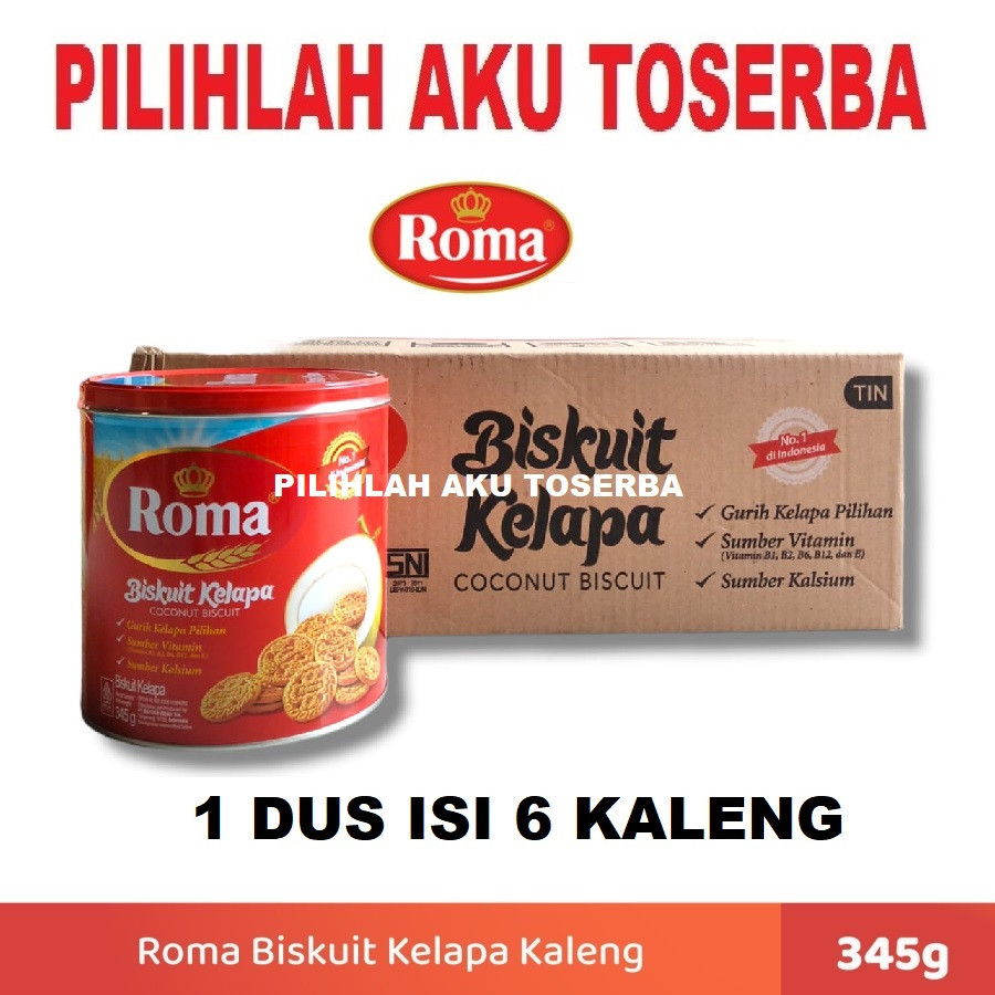 

Biskuit Roma Kelapa Kaleng - ( Harga 1 Dus )