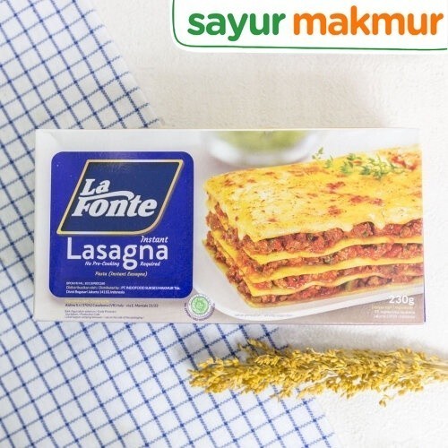

La Fonte Lasagna 230 gram Sayurmakmur