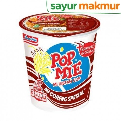 

Pop Mie Cup Mi Goreng Spesial Jumbo 80 gram Sayurmakmur