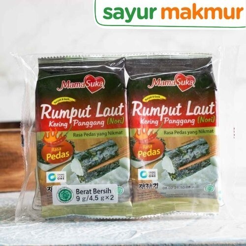 

Mamasuka Rumput Laut Spicy 9 gram Sayurmakmur