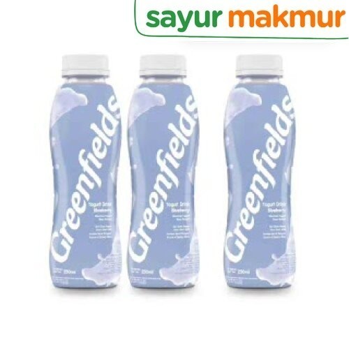 

Greenfields Yogurt Drink Blueberry 250 ml Sayurmakmur