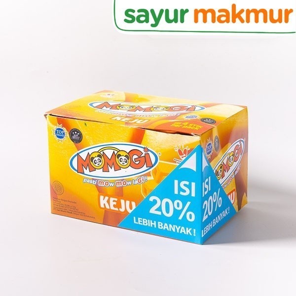 

Momogi Stick Keju 4 x 12 gram 1 box Sayurmakmur