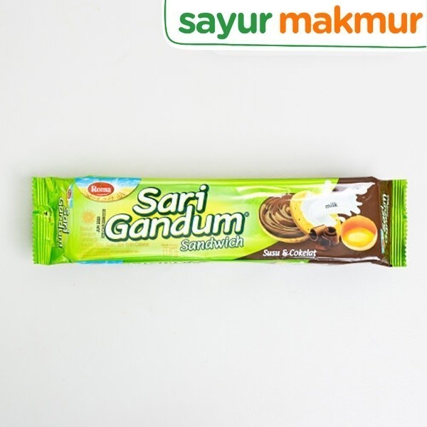 

Roma Biskuit Sari Gandum Cokelat 108 gram Sayurmakmur