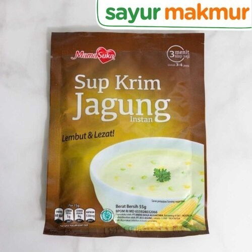 

Mamasuka Sup Krim Jagung 55 gram Sayurmakmur