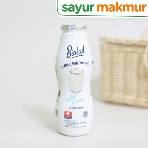 

Biokul Yogurt Drink Plain 150 ml Sayurmakmur