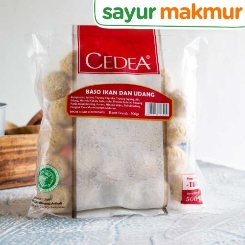 

Cedea Baso Ikan Udang 500 gram Sayurmakmur