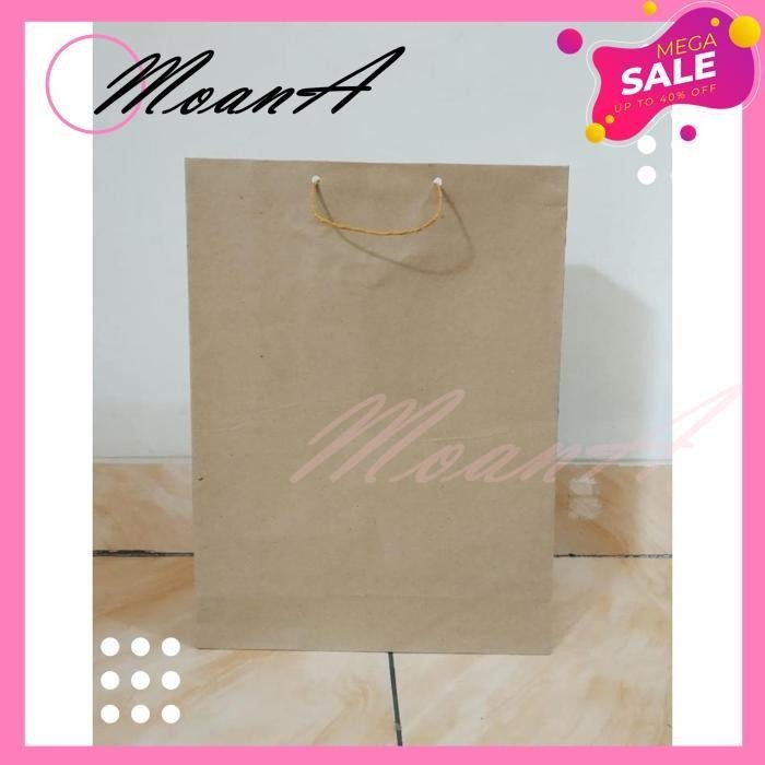 

PAPERBAG GOODIE BAG PAPER BAG TAS BELANJA POLOS BATIK !!