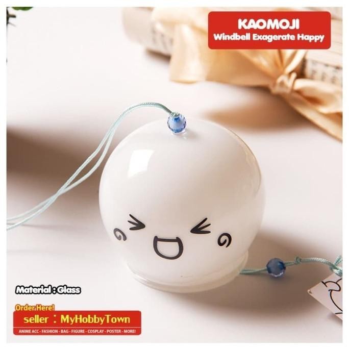 Gojek/Grab Lonceng Angin Windbell Wind Chime Furin Kaomoji Emoticon