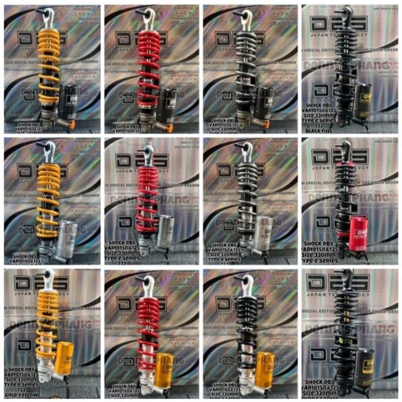 Shock Shockbreaker Belakang Matic DBS Tabung Bawah Single Shock Mio m3 soul beat vario scoopy genio 