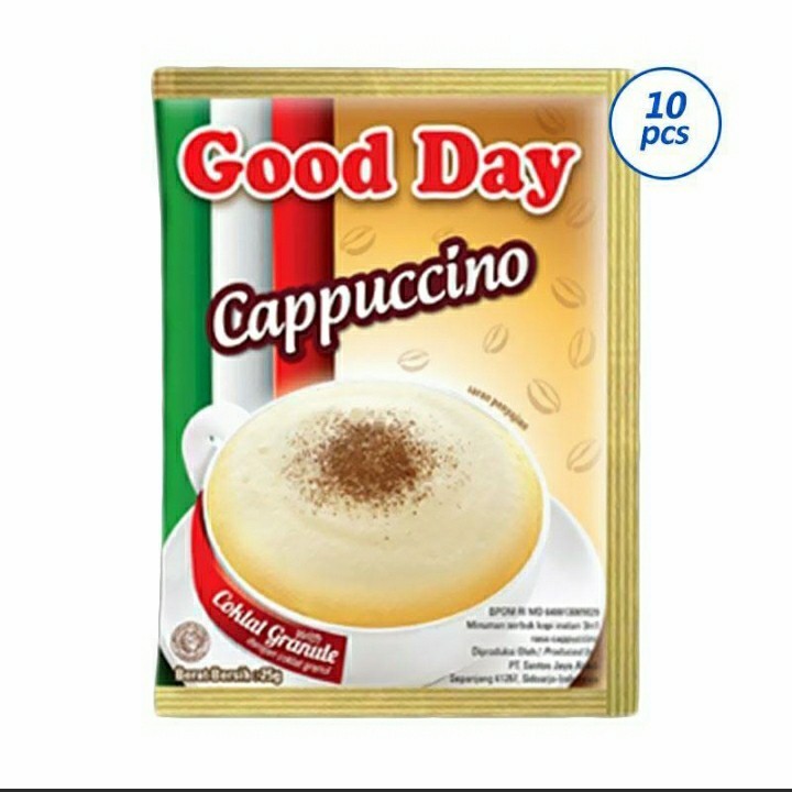 

Good Day Cappucino 10 's
