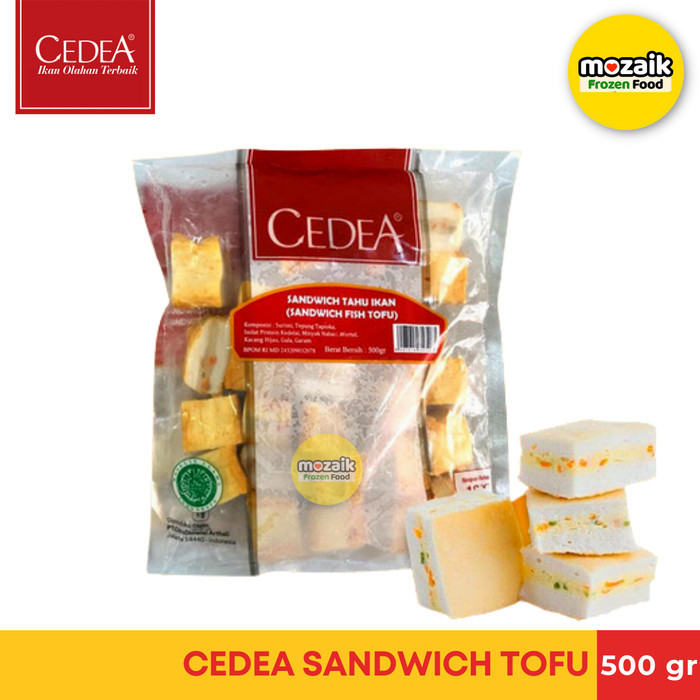 

Uinn - Cedea Sandwich Tofu Frozen Mart Frozen Food Palembang 500Gr