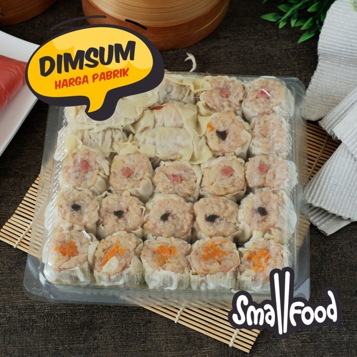 

Uinn - 50 Pcs Dimsum Siomay Premium Super Grosir Frozen Food Halal Smallfood