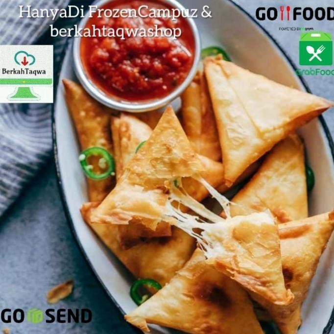 

Uinn - Sambosa Be Mozarella Samosa Daging Keju Per Pak Samosa Frozen Food