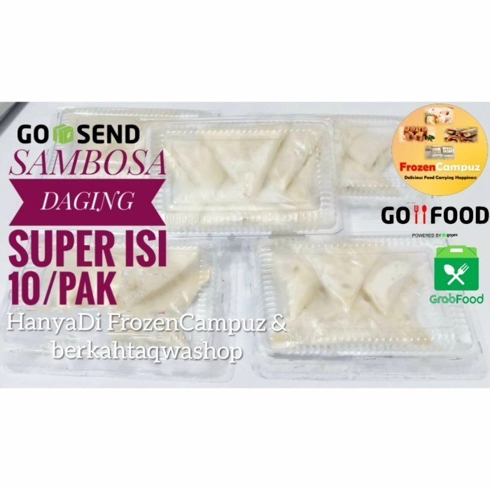 

Uinn - Sambosa Daging Samosa Beef Samosa Daging Per Pak / Sambosa Frozen Food