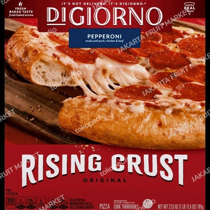 

Uinn - (Frozen Food) Digiorno Rising Crust Pepperoni Pizza 27.5 Oz (Pork)