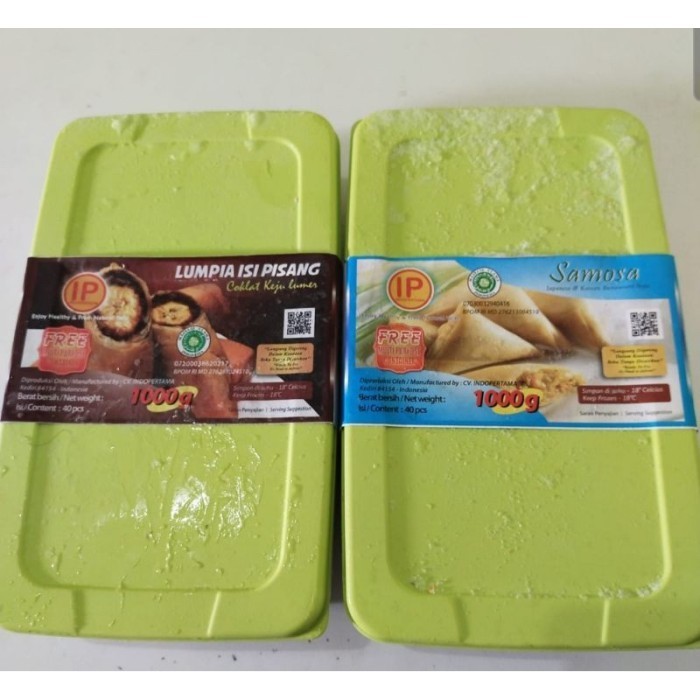 Uinn - Gorengan Jajanan Samosa Lumpia Isi Pisang Coklat Lumer Ip Frozen Food