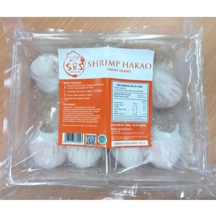 

Uinn - Ada Dimsum Hakao Sks / Shrimp Hakao Frozen Food - Isi 10 Pcs