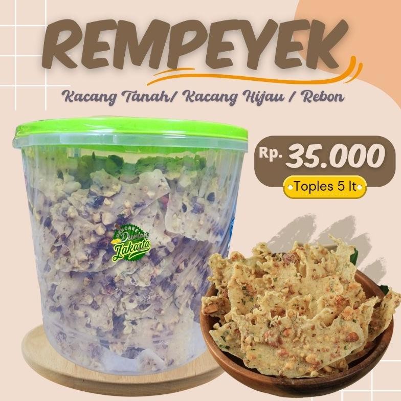 

POI Snack - Peyek Kacang / Peyek Rebon / Kacang Hijau TERLARIS