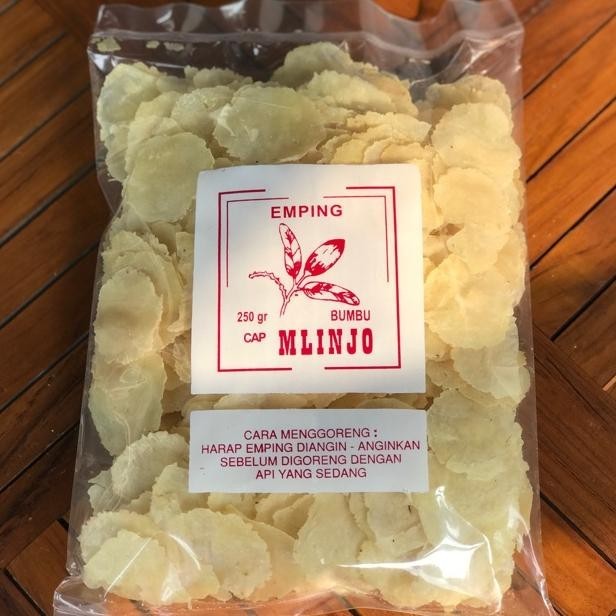 

POI Emping Bumbu Cap Mlinjo Manis Gurih Super Tipis 250 gr TERLARIS