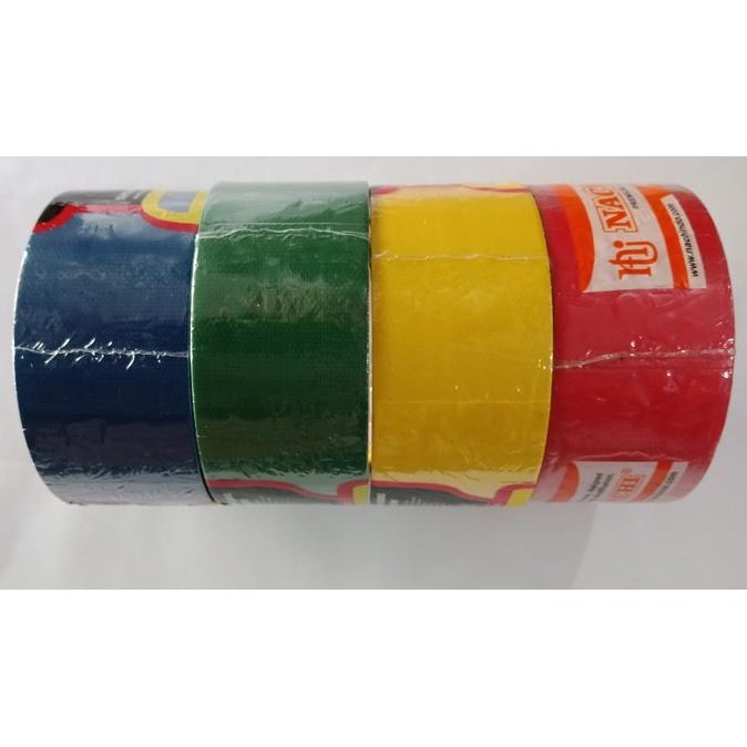 

Lakban Kain Warna Isolasi Tape Nachi 2" x 12 Meter (46 mm x 12 Meter) ilmi__77