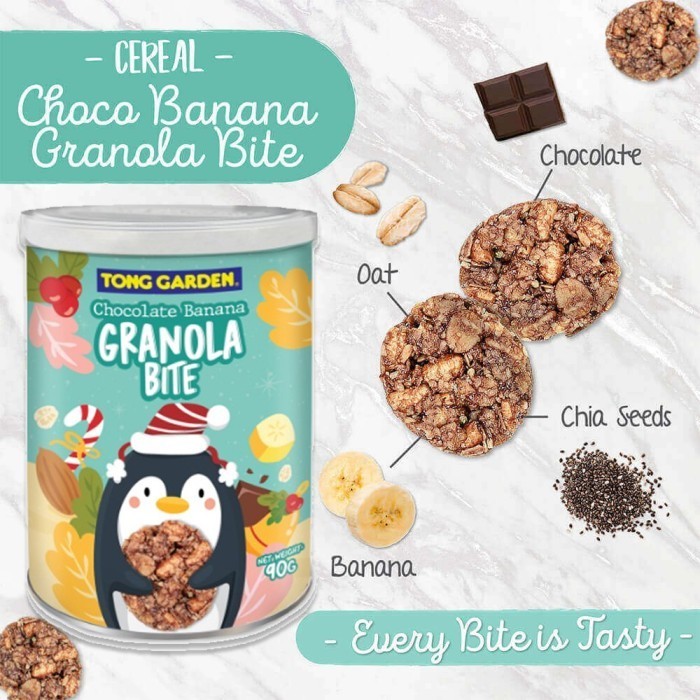 

yang dicari@@@@] Tong Garden Chocolate Banana Granola Bite 85g
