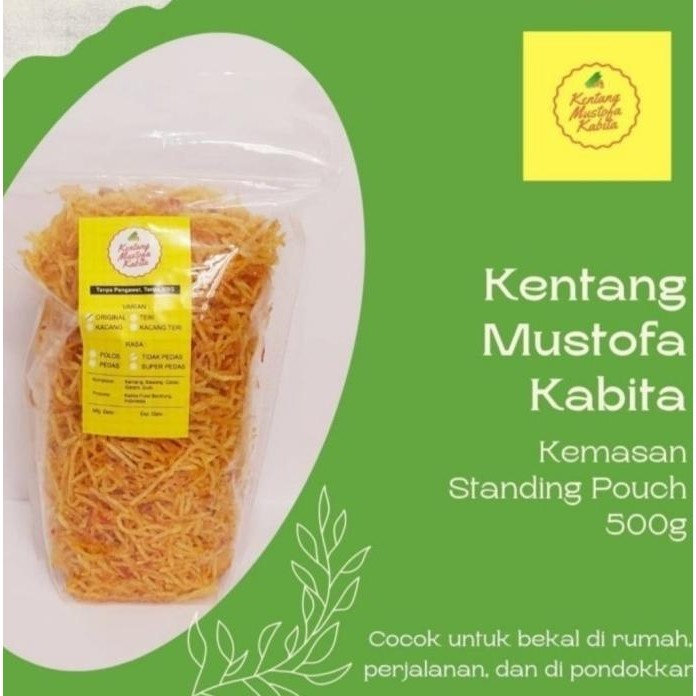 

Kentang Mustofa Kabita Original 500 gram Keripik Snack Kering Camilan E88A
