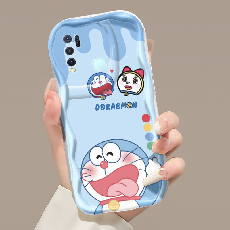 Casing Hp VIVO Y50 VIVO Y30 VIVO Y30i Case sarung HP transparan pola Doraemon Casing silikon baru ga