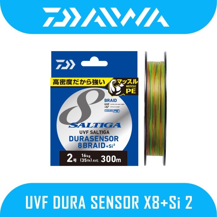 Senar / Line PE Merk Daiwa UVF Saltiga Durasensor Braid X8 + SI2