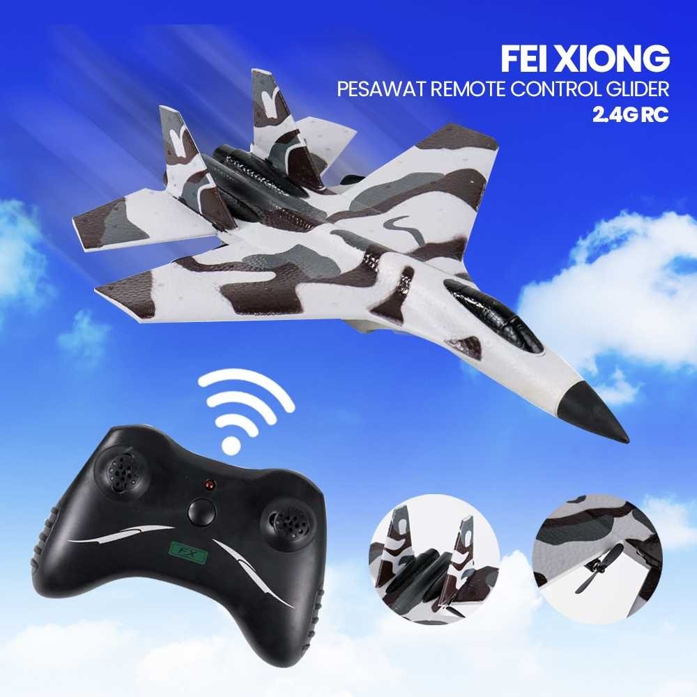 FEI XIONG Pesawat Remote Control Glider Airplane Foam 2.4G RC - FX-820