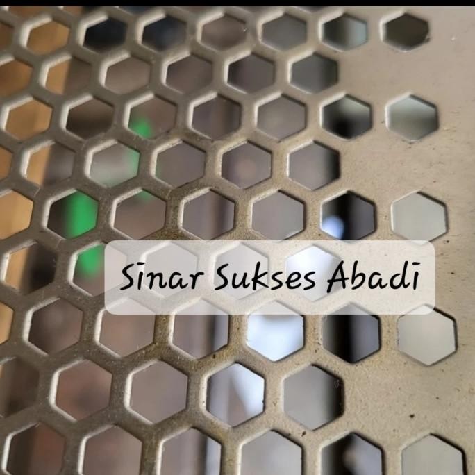 Plat Lubang Hexagonal Besi Kualitas Premium