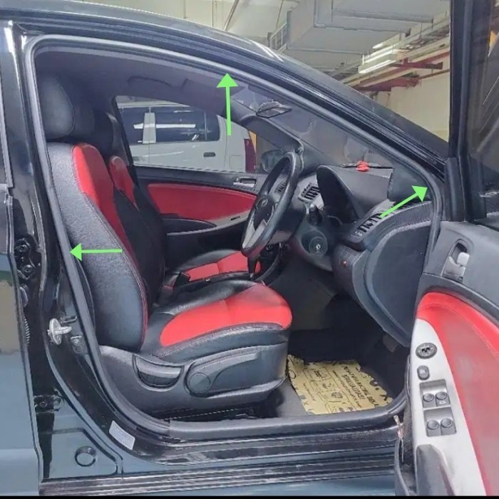 FULLSET KARET PEREDAM BODY PINTU MOBIL TOYOTA ETIOS VALCO TAHUN 2016