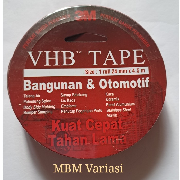 

Lem VHB Tape 24 mm x 4,5 m Double Tape 3M HRG DISKON