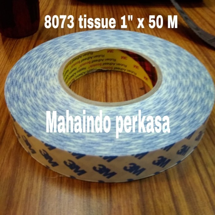 

double tape tissue 3M 8073 1"in x 50 meter DISKON