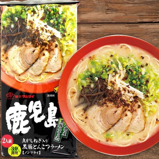 

[Isi 2 pcs] Marutai Kagoshima Tonikatsu Ramen 185g/Ramen Instan Jepang KM
