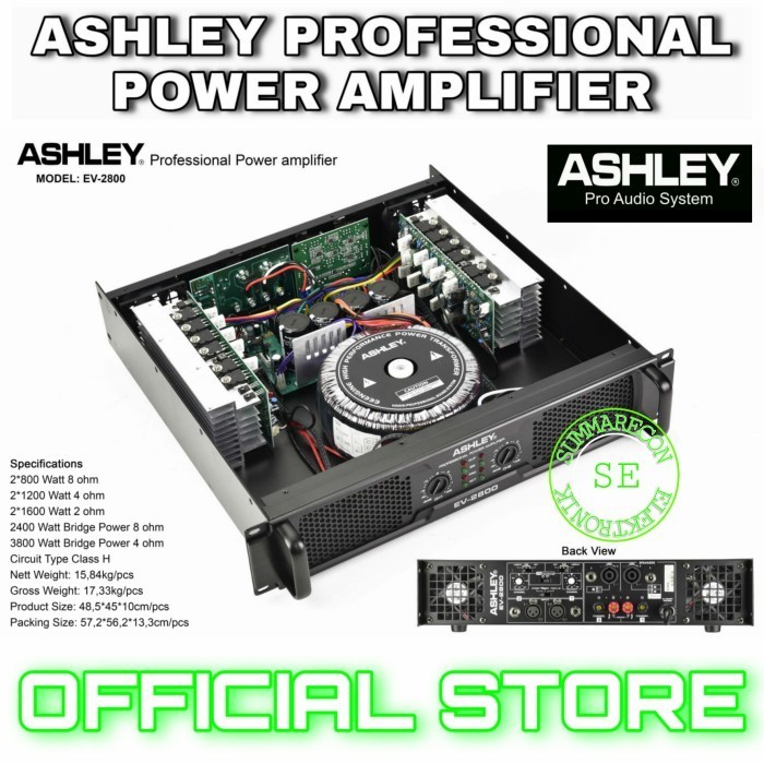 power amplifier ashley original ashley ev2800 power ashley 2 channel