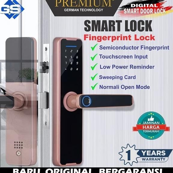 Kunci Pintu Rumah / Kunci Pintu Digital / Smart Lock / Smart Door Lock Kualitas Premium