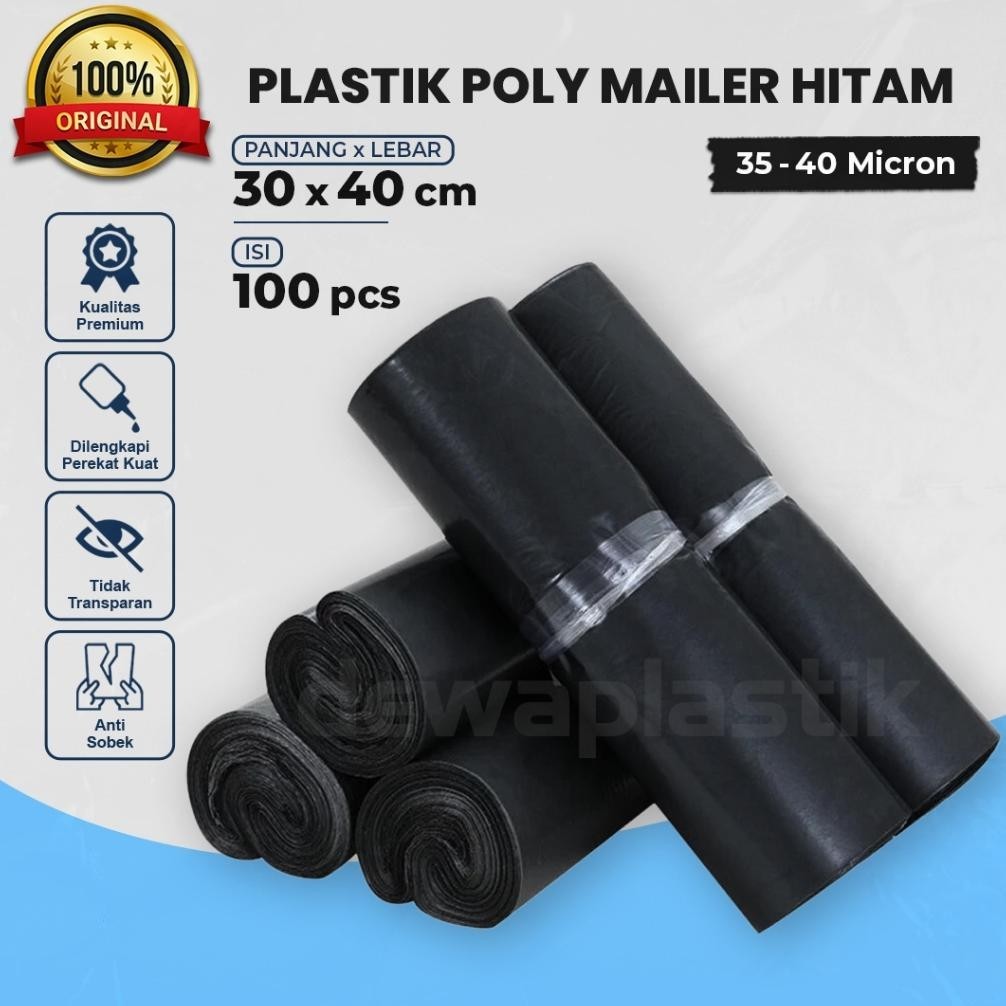 

Beli Gratis" Plastik Packaging Polymailer Hitam Glossy 30x40 cm Isi 100pcs Amplop Kemasan Polymailer LDPE 35-40 Micron 30 x 40 cm Plastik Packing Isi 100 Pcs Kantong Plastik Olshop 40 Micron 30 x 40cm ||