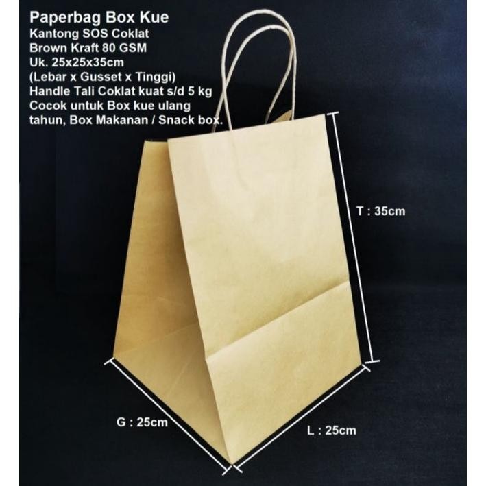 

Tawaran Gila" (10 Pcs) Paperbag Kotak Nasi / Kue ||