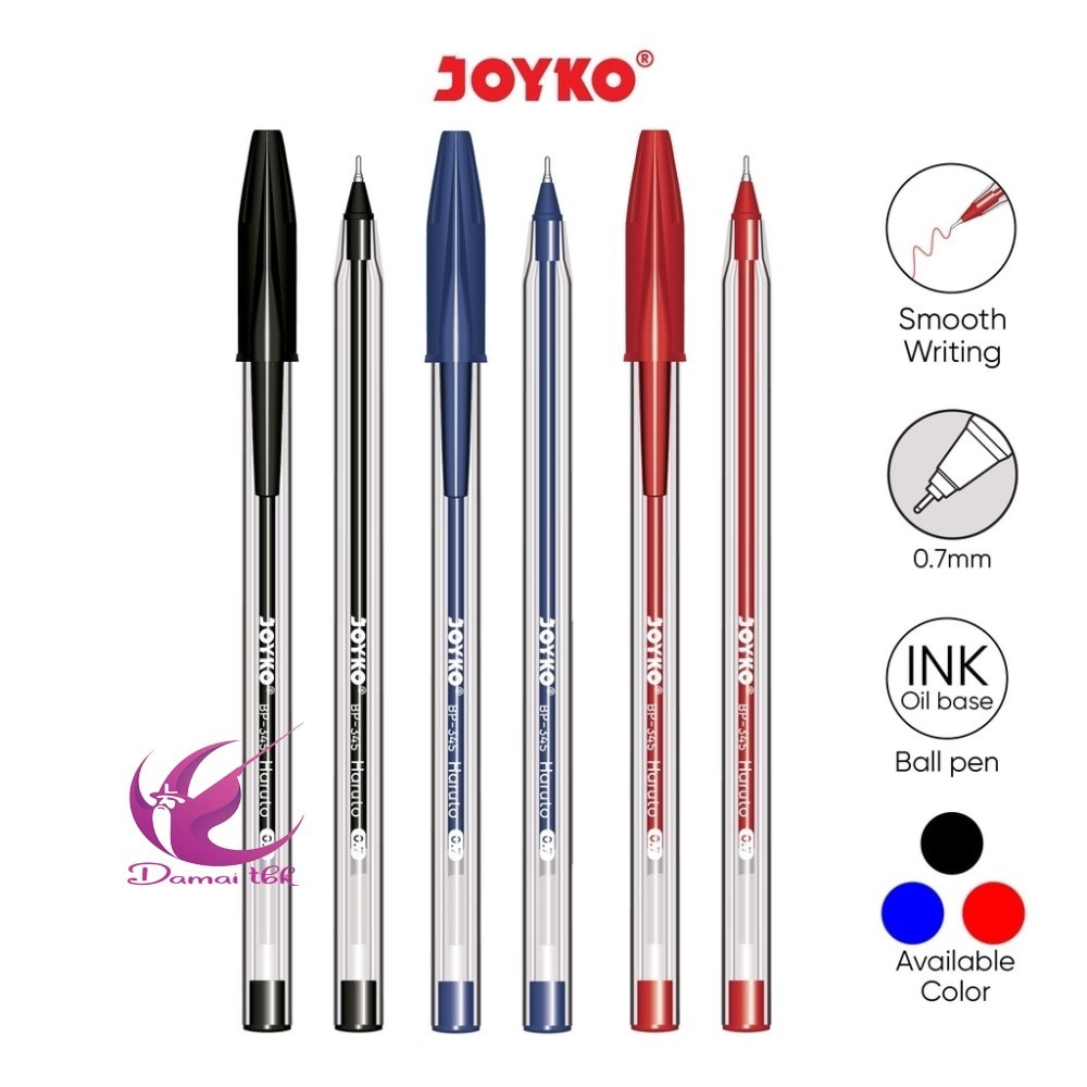 

Pulpen Joyko BP-345 Haruto Tip 0.7 mm Ball Pen Tinta 1 Lusin