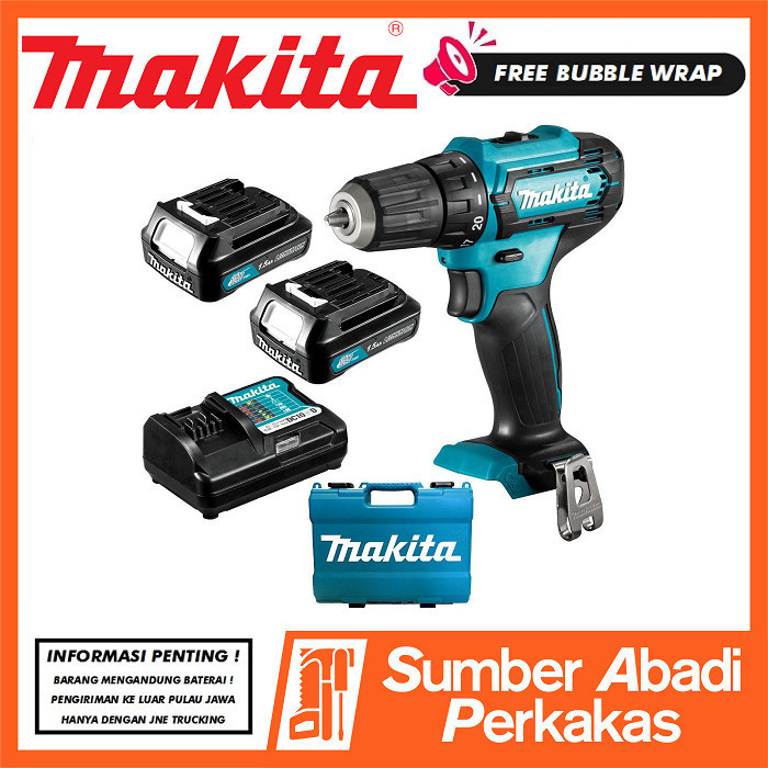 MAKITA DF 333 DWYE MESIN BOR CORDLESS DRILL BATERAI DF333DWYE DF333