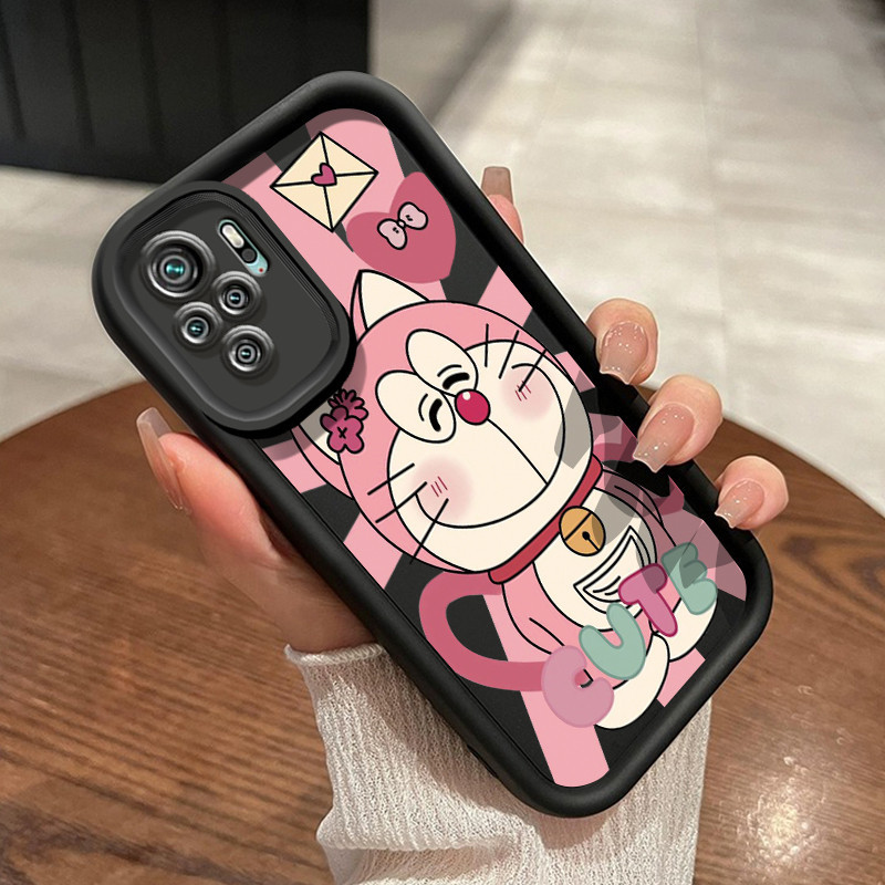 Casing Hp Xiaomi Redmi Note 10 Redmi Note 10s Redmi Note 10 Pro POCO M5s Case Casing ponsel Doraemon